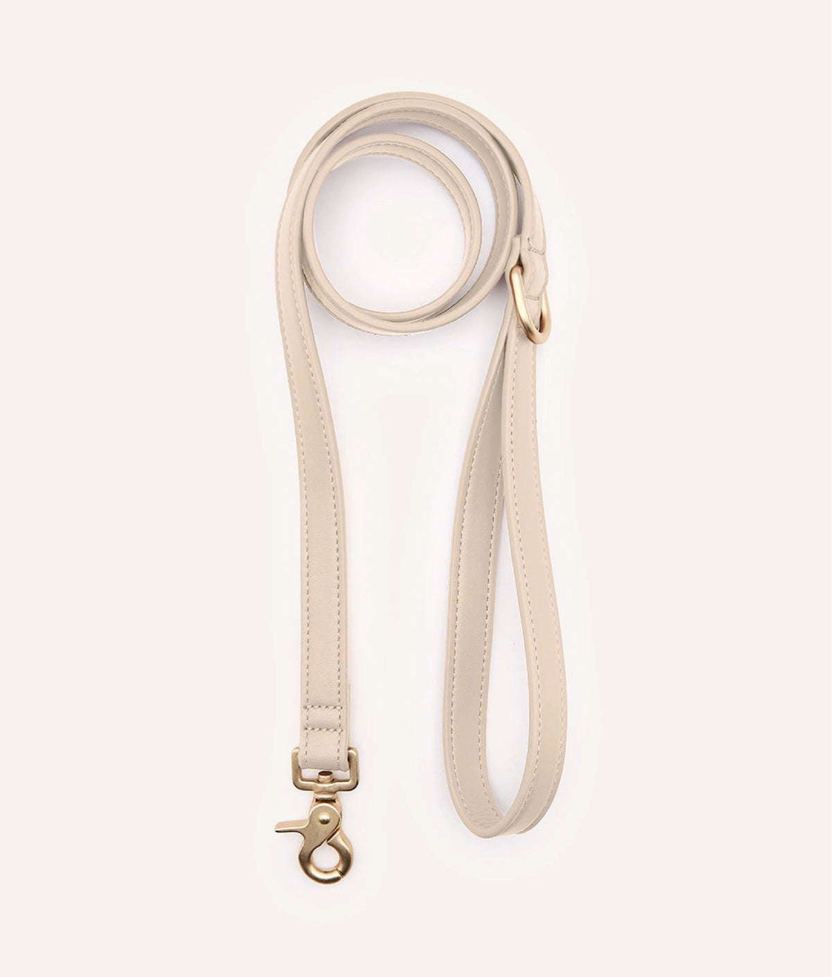 CORREA DE CUERO VEGANO BEIGE