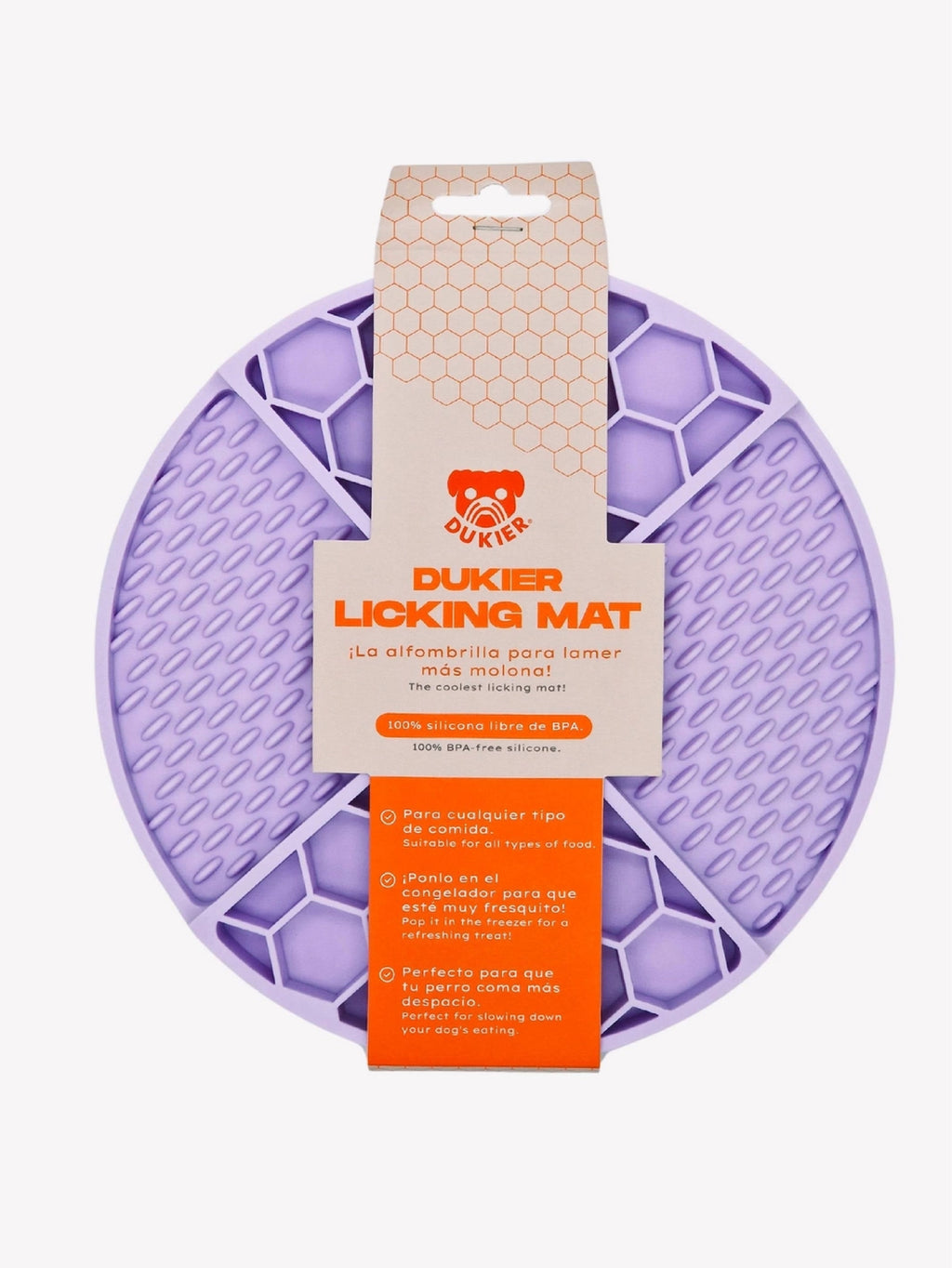 LICK MAT PARA PERRO PURPURA